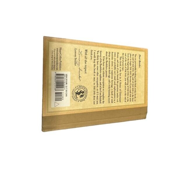 A Series Of Unfortunate Events Book 13 "The End" By Lemony Snicket Hardcover - Picture 3 of 3